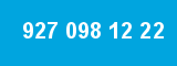927 098 12 22 927 098 12 22